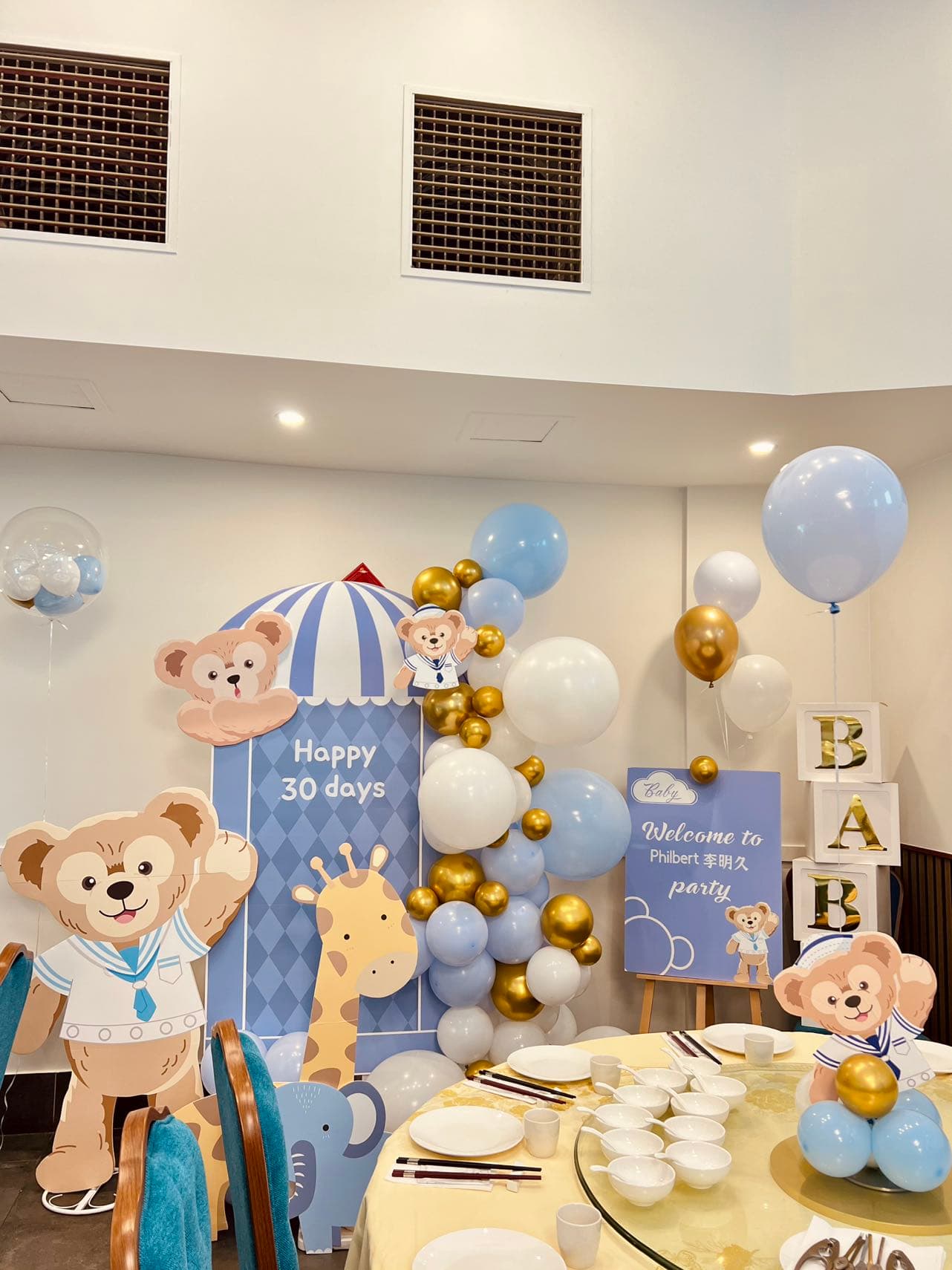 Teddy bear themed 30 days celebration