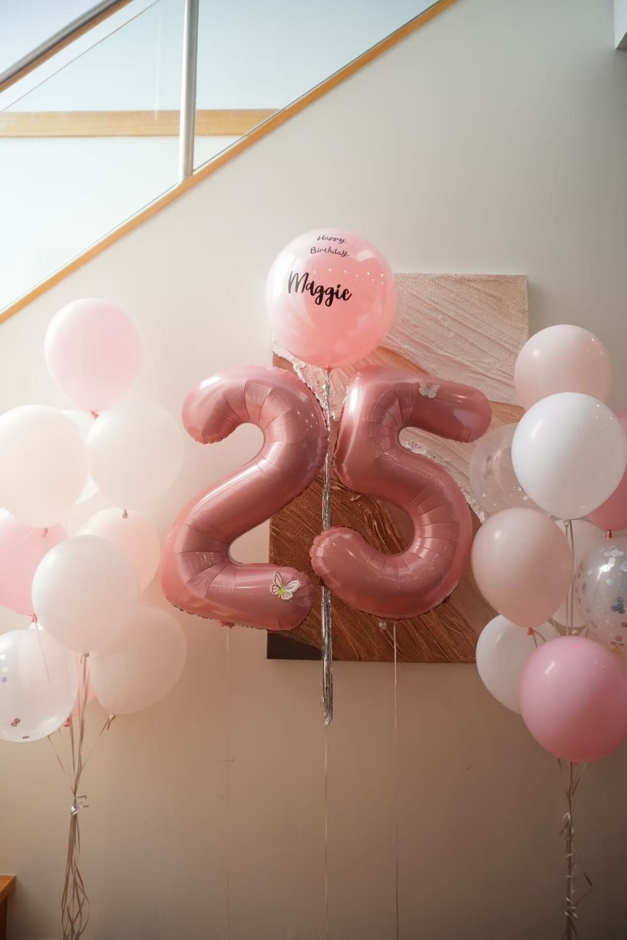 Custom Helium Bouquet with Numbers