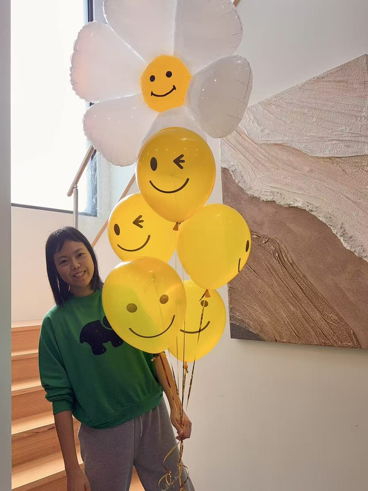 Smiling Helium Bouquet